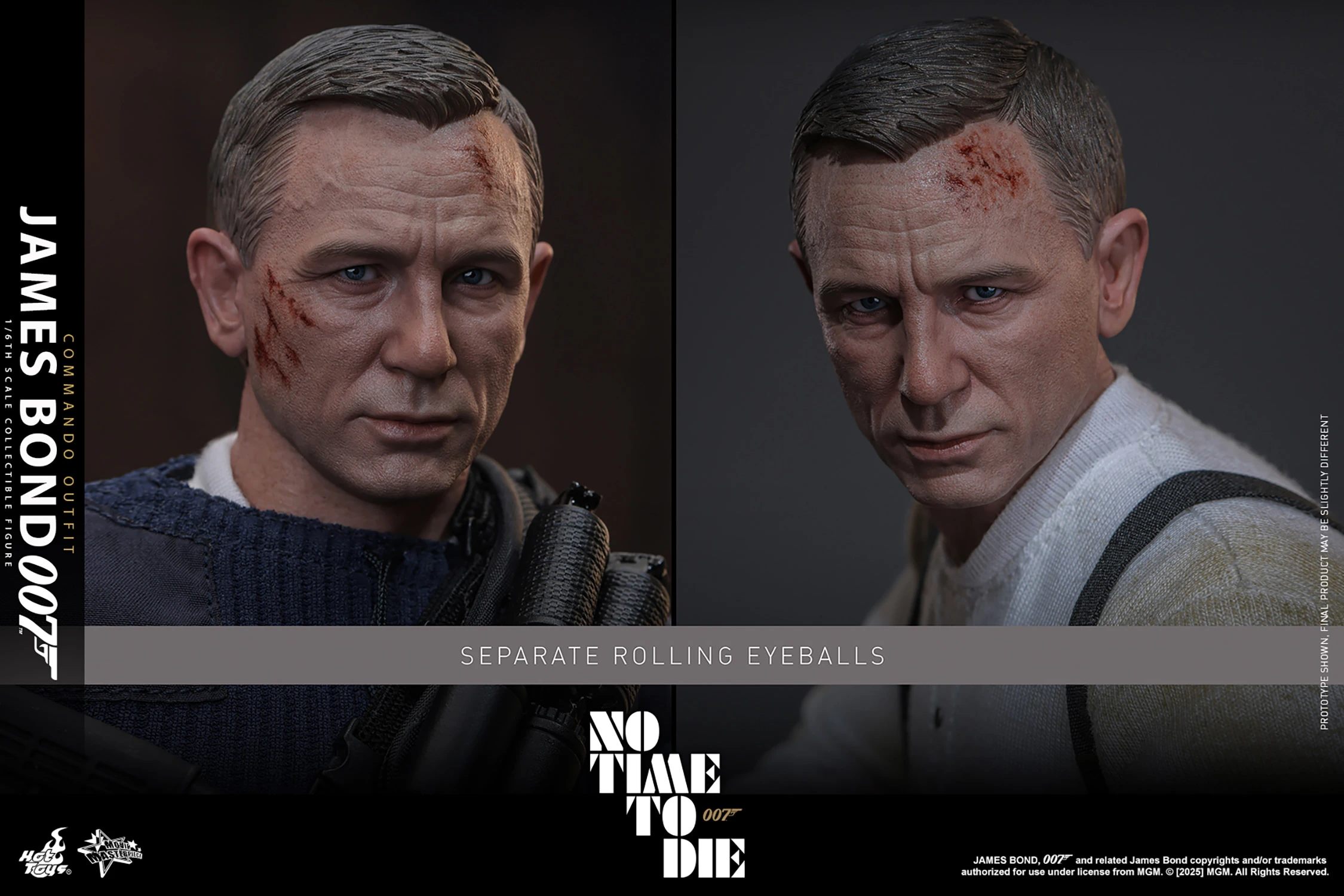 James Bond (Commando Outfit) Sixth Scale Figure by Hot Toys