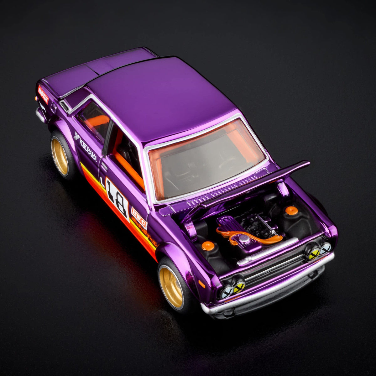 Hot Wheels RLC Exclusive ’71 Datsun 510 (Purple/Race Livery)
