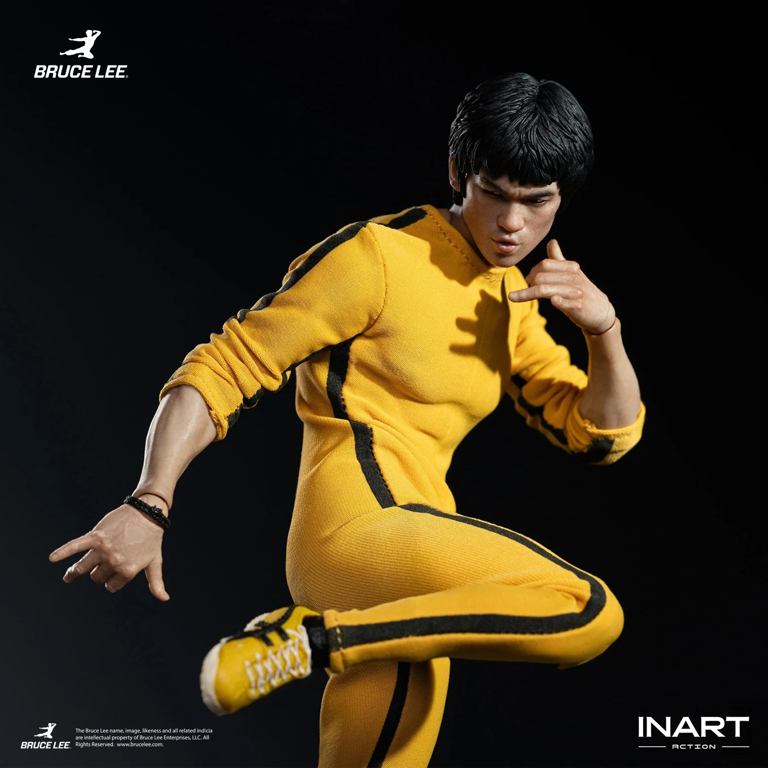 Bruce Lee (Yellow Jumpsuit) 1/12 Action Figure by INART Action