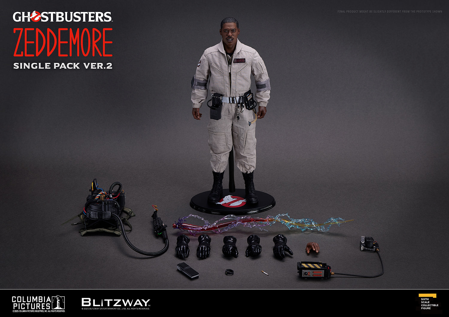 Winston Zeddemore (Ghostbusters) Premium UMS 1/6 Figure by Blitzway