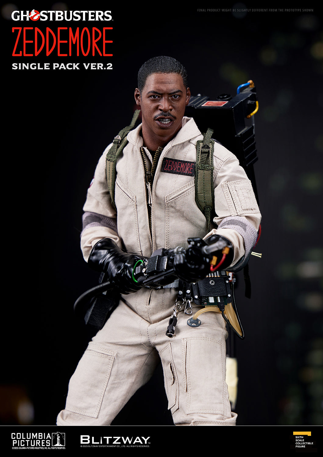 Winston Zeddemore (Ghostbusters) Premium UMS 1/6 Figure by Blitzway