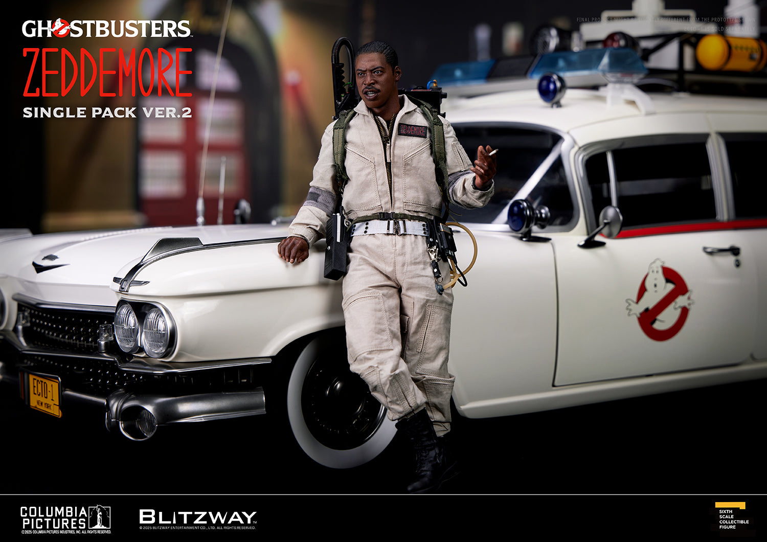 Winston Zeddemore (Ghostbusters) Premium UMS 1/6 Figure by Blitzway