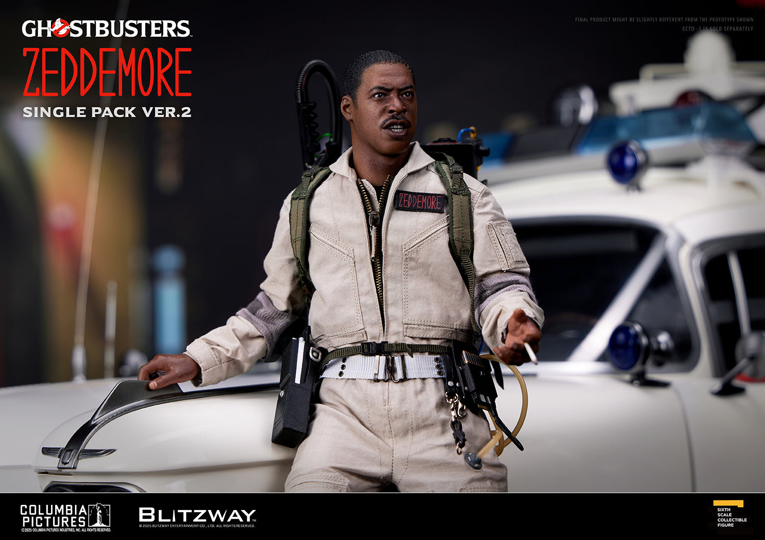 Winston Zeddemore (Ghostbusters) Premium UMS 1/6 Figure by Blitzway