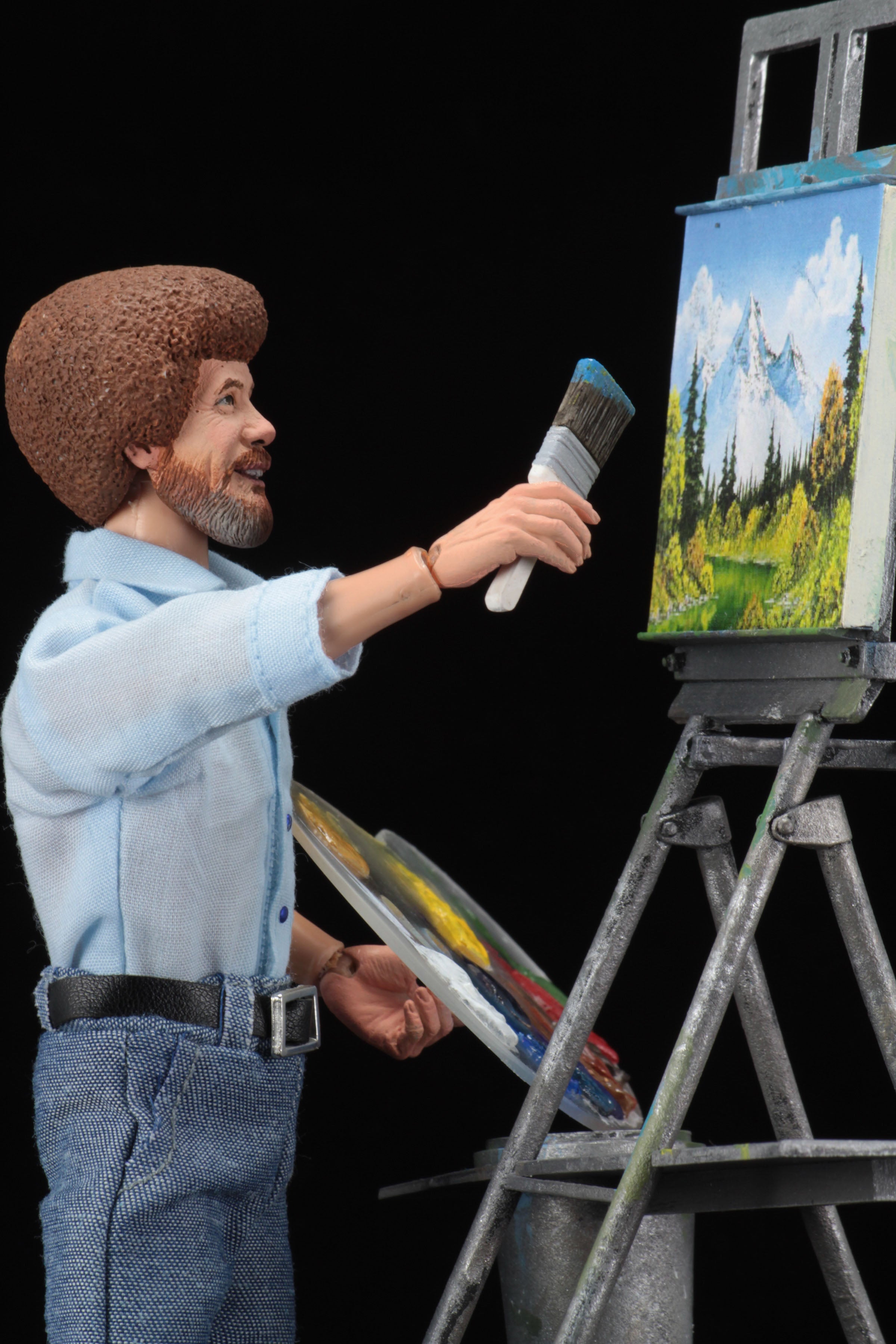 Bob Ross' The Joy of Painting Action Figure by NECA