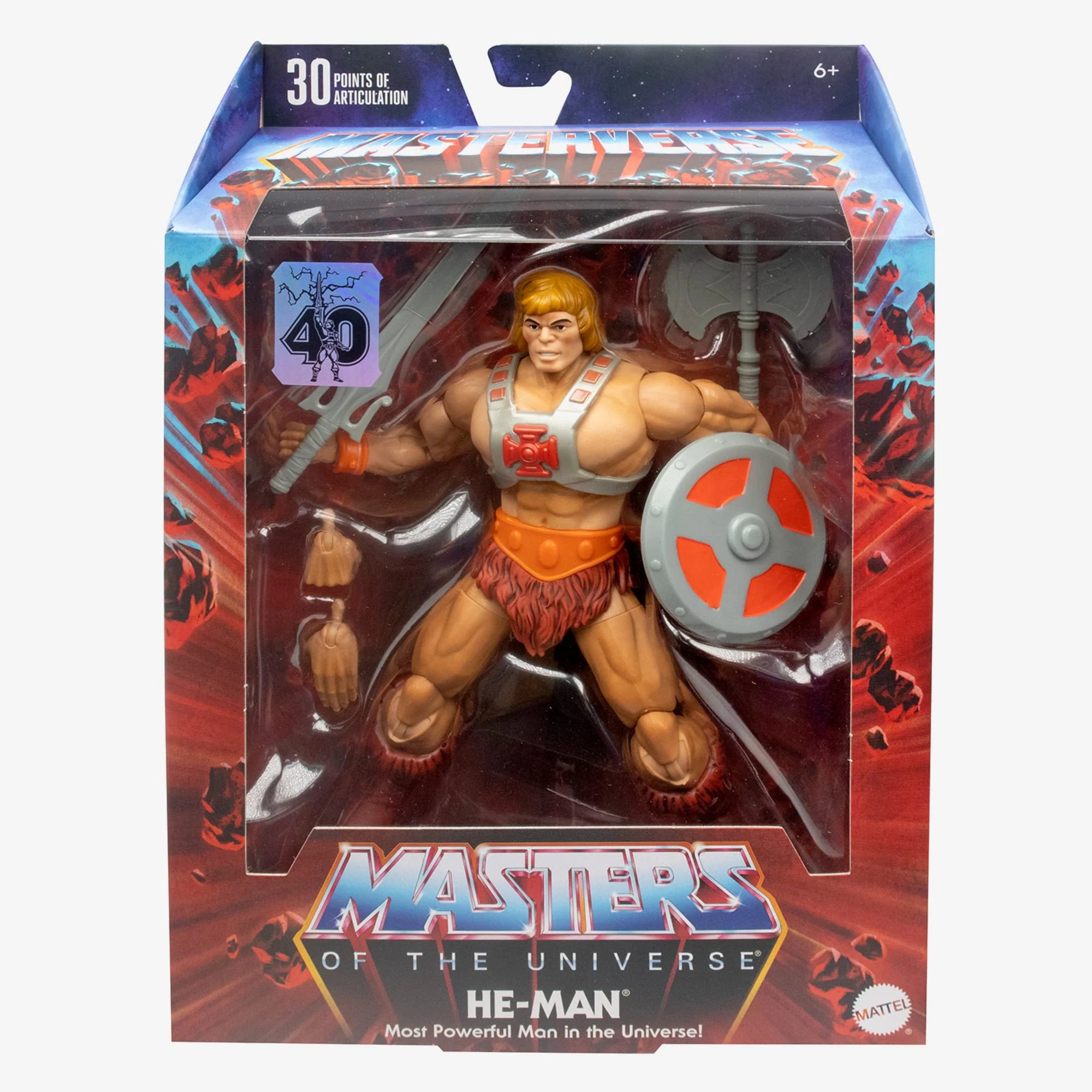 Masters of the Universe Masterverse He-Man 40th Anniversary Action Figure