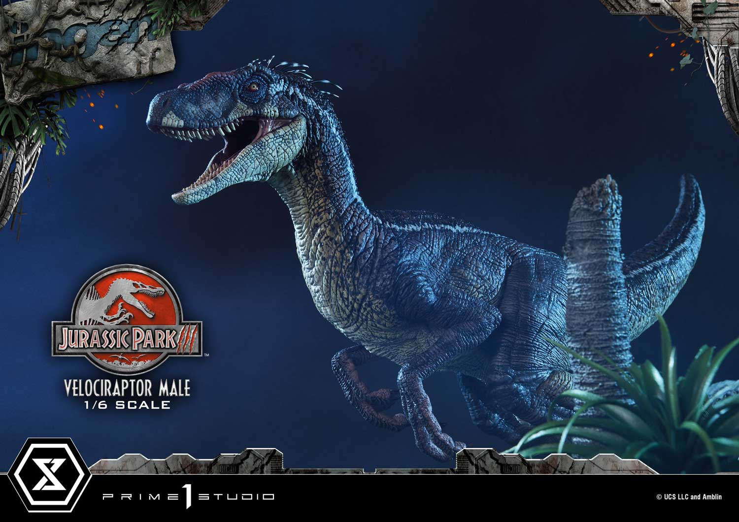 Jurassic Park III Velociraptor Male Bonus Version