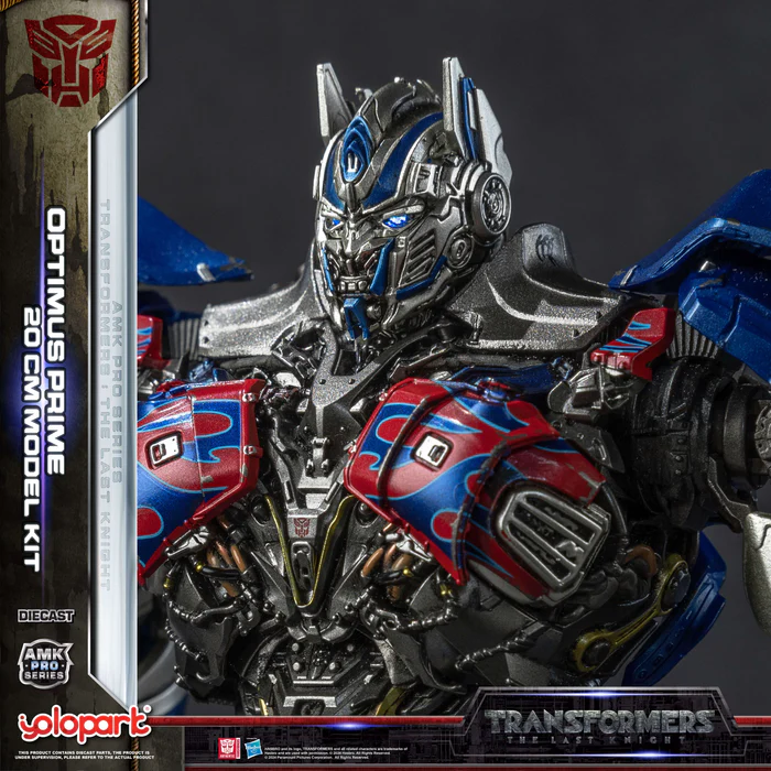 Transformers The Last Knight M5 Optimus Prime Model Kit AMK PRO Series By Yolopark