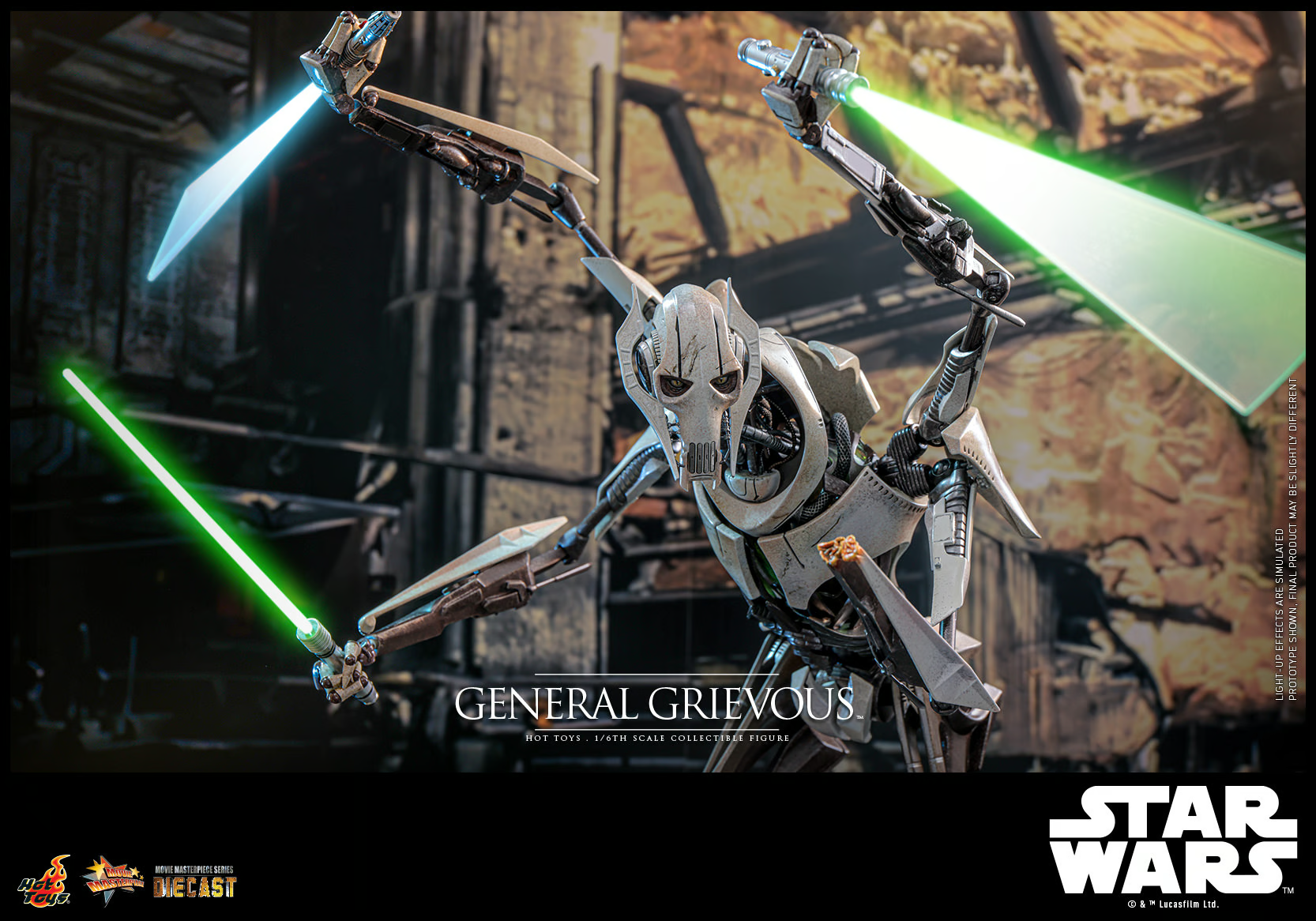 General Grievous Sixth Scale Figure by Hot Toys