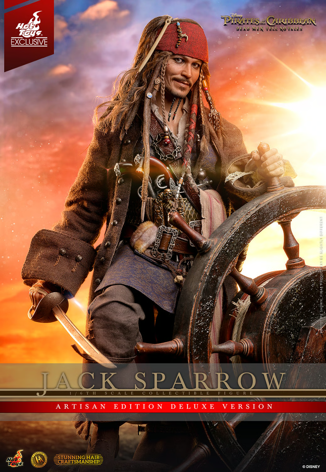 Jack Sparrow (Artisan Edition Deluxe Version) by Hot Toys