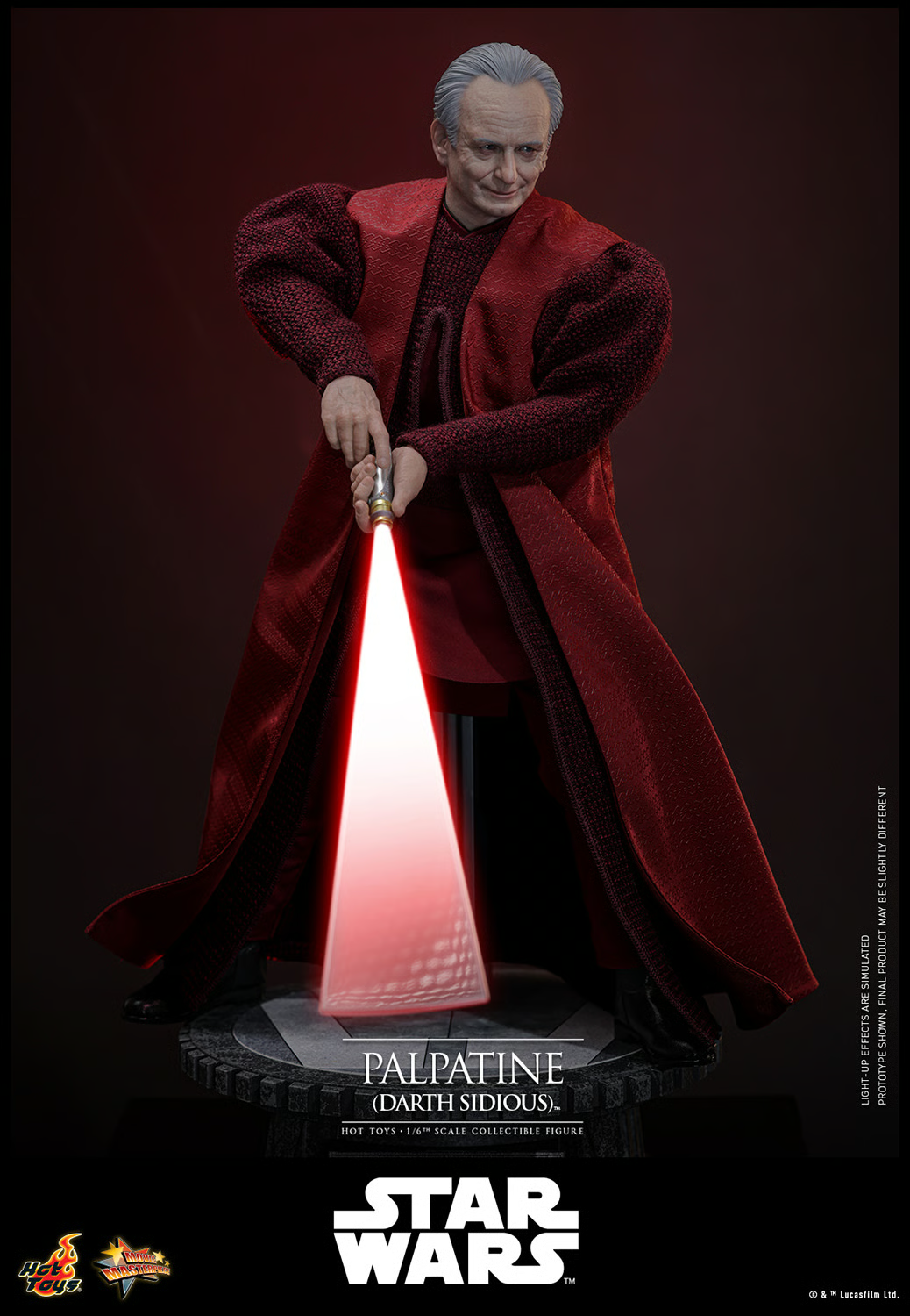 Palpatine Darth Sidious Sixth Scale Figure by Hot Toys