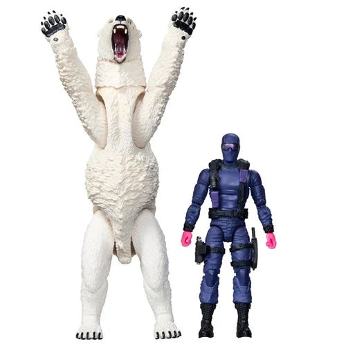 G.I. Joe Classified Series Snake Eyes Action Figure with Polar Bear