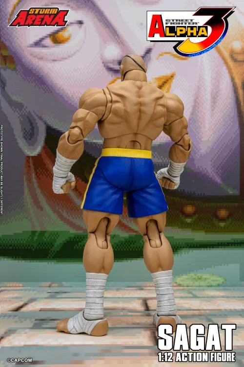 Sagat STREET FIGHTER ALPHA 3 (STORM ARENA) 1/12 Scale By Storm Collectibles