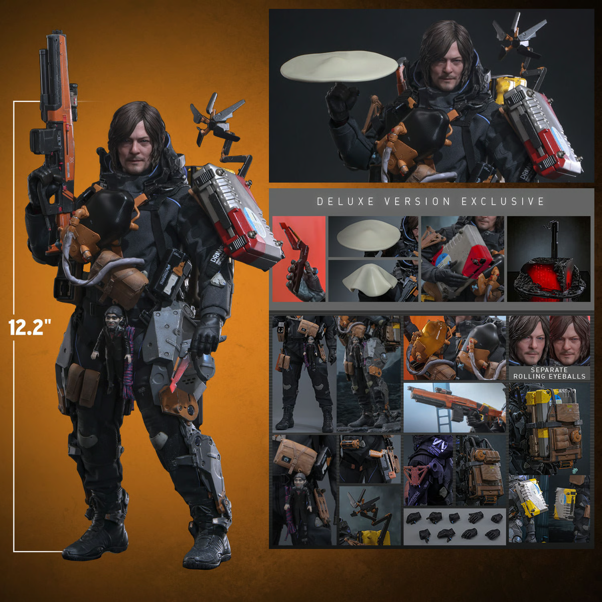 Death Stranding 2 On the Beach Sam (Deluxe Version) Figure by Hot Toys