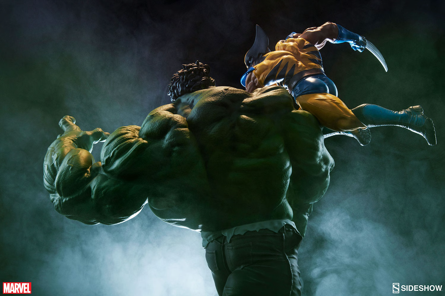 Hulk vs Wolverine Maquette Exclusive By Sideshow Collectibles