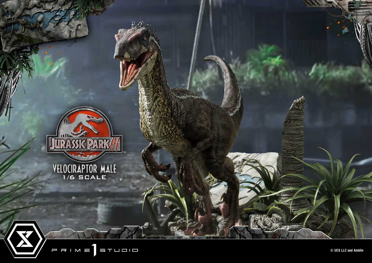 Jurassic Park III Velociraptor Male Bonus Version