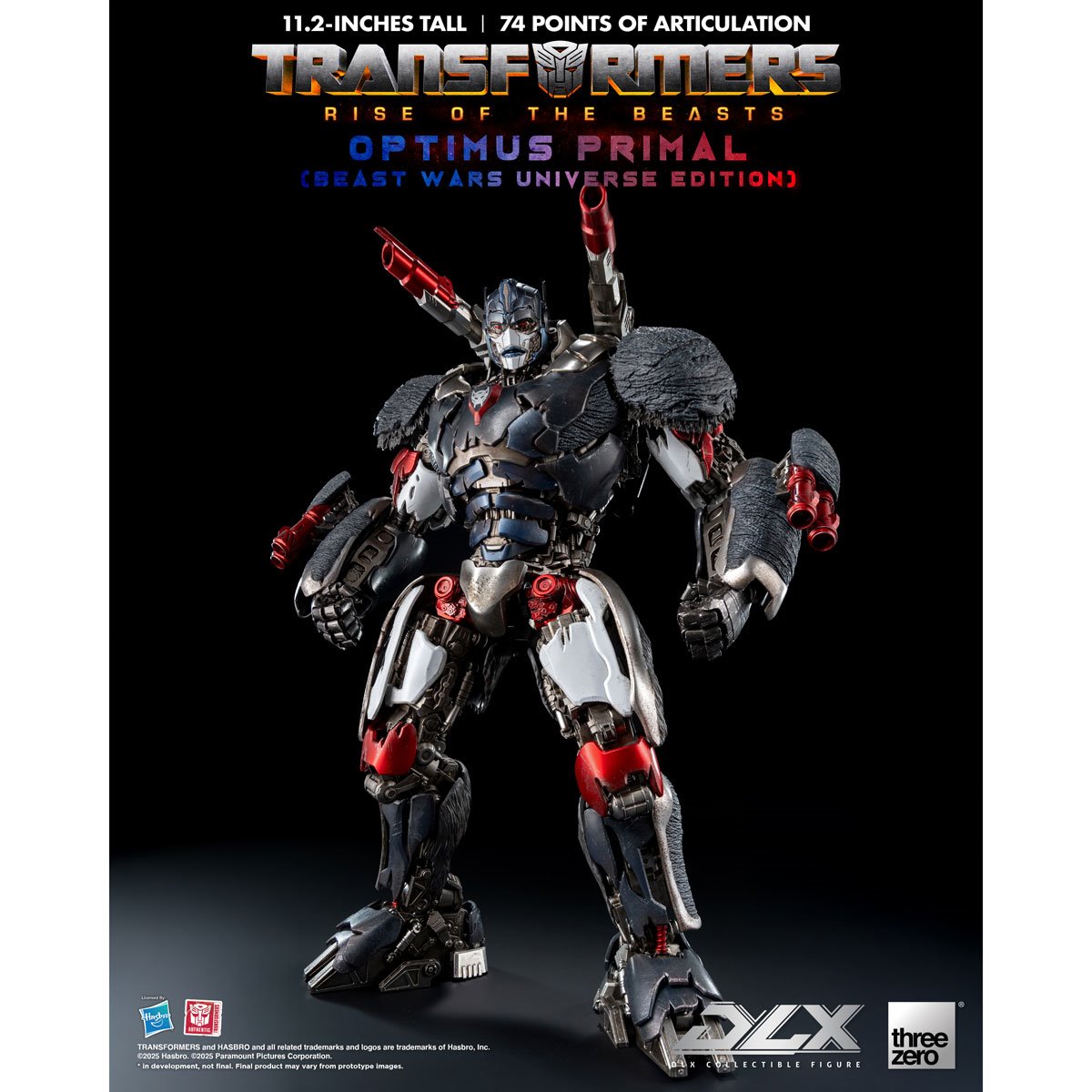 Transformers: Rise of the Beasts Optimus Primal Beast Wars Universe Edition DLX Action Figure