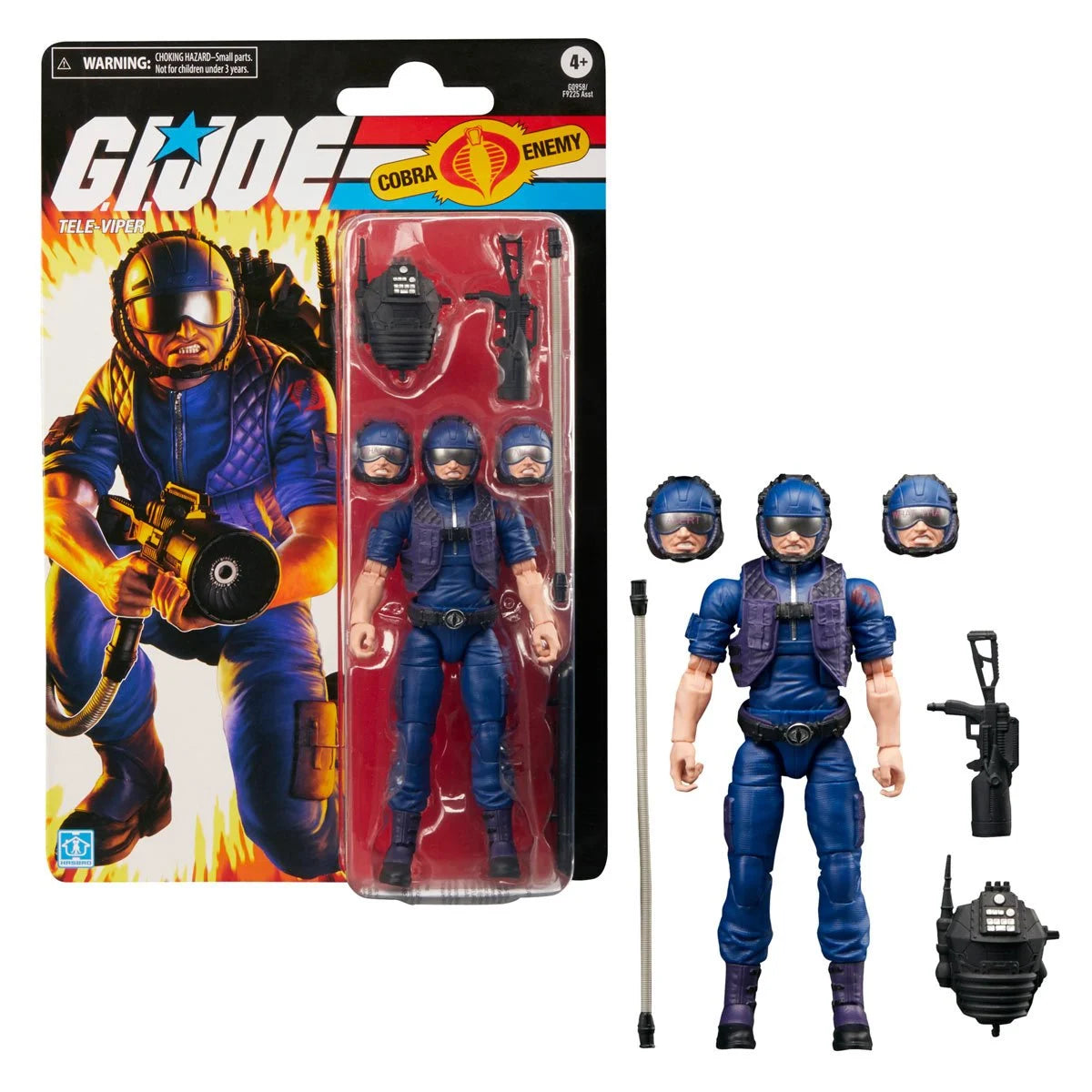 G.I. Joe Classified Series Retro Cardback Tele-Viper Action Figure