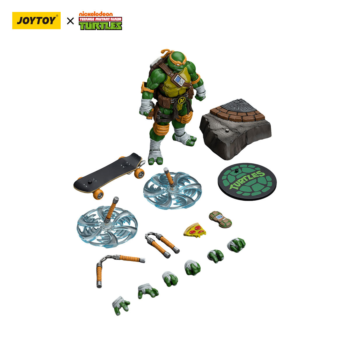 JoyToy JT6144 1/18 Teenage Mutant Ninja Turtles Michelangelo