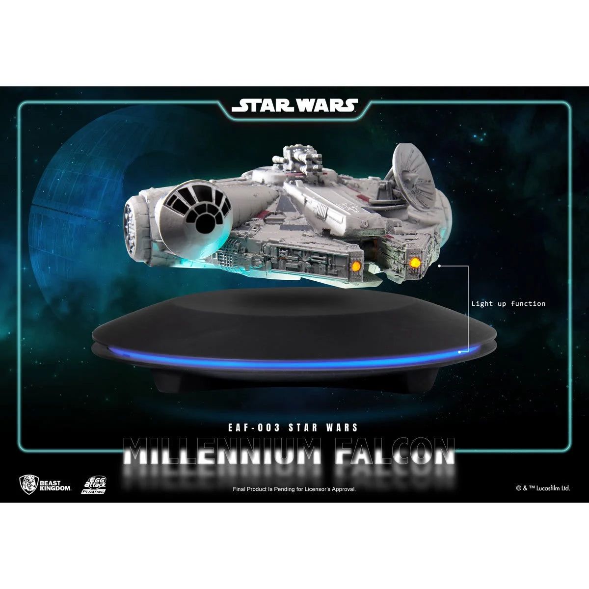 Star Wars: The Empire Strikes Back Millennium Falcon EAF-003 Egg Attack Floating Statue