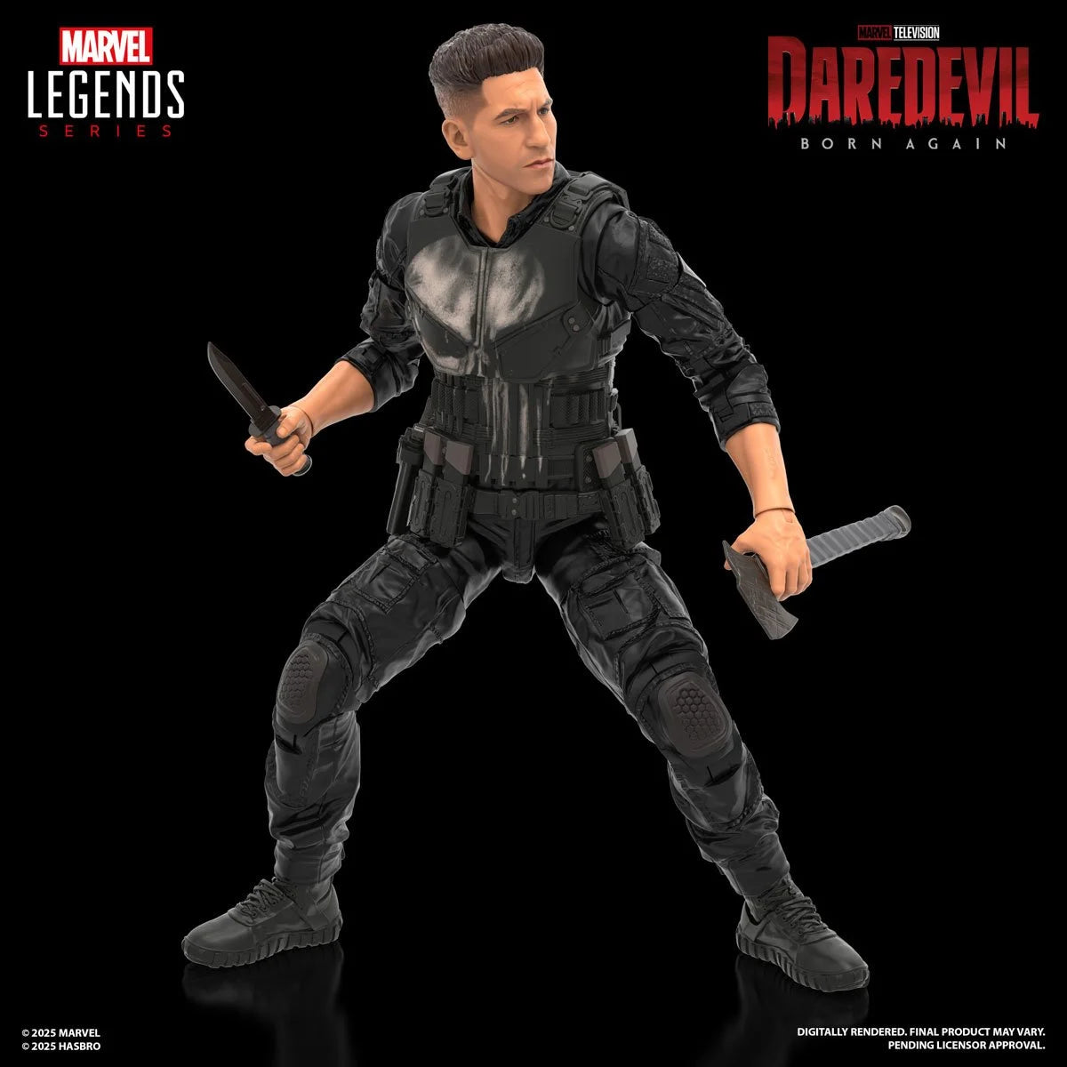 Daredevil: Born Again Marvel Legends Punisher Action Figure