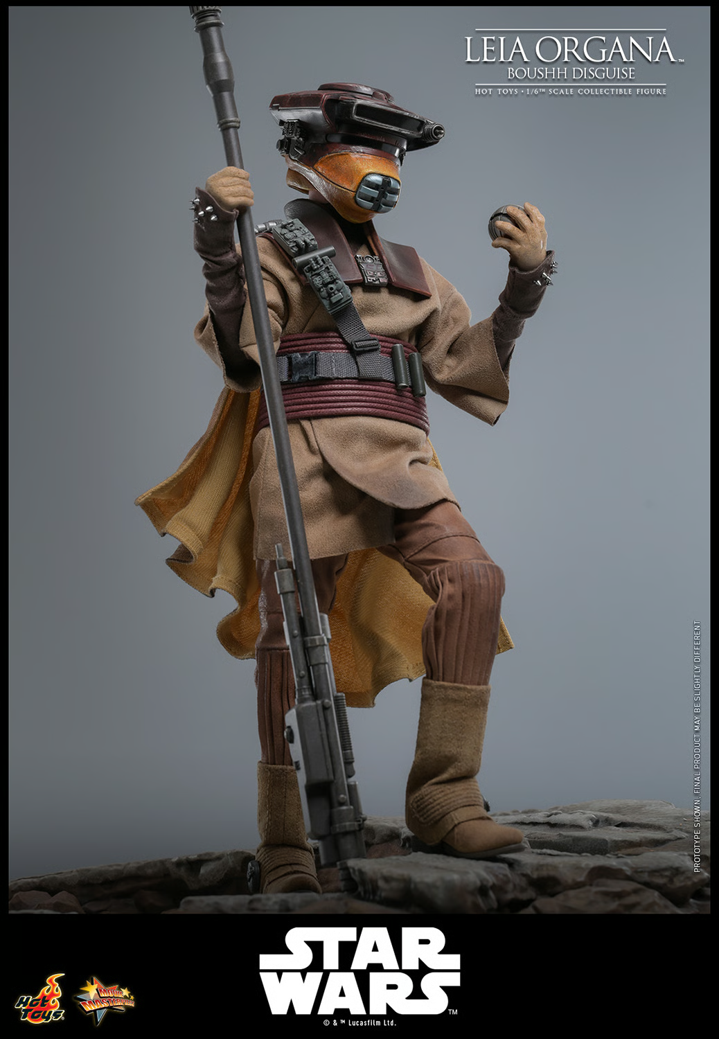 Leia Organa (Boushh Disguise) Sixth Scale Figure by Hot Toys