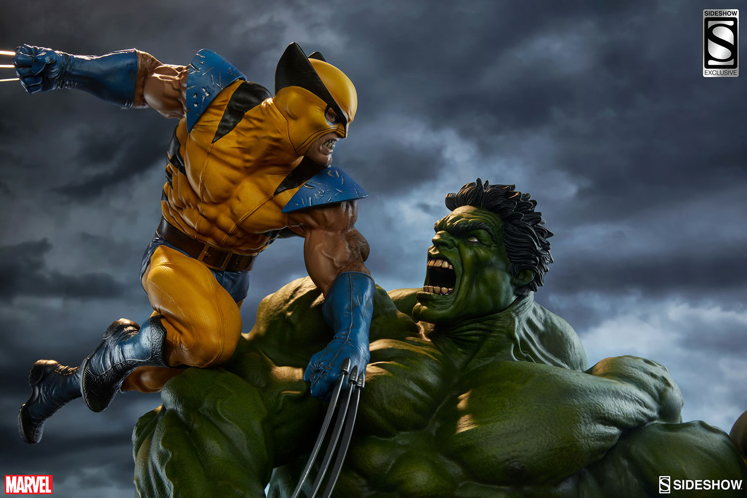 Hulk vs Wolverine Maquette Exclusive By Sideshow Collectibles