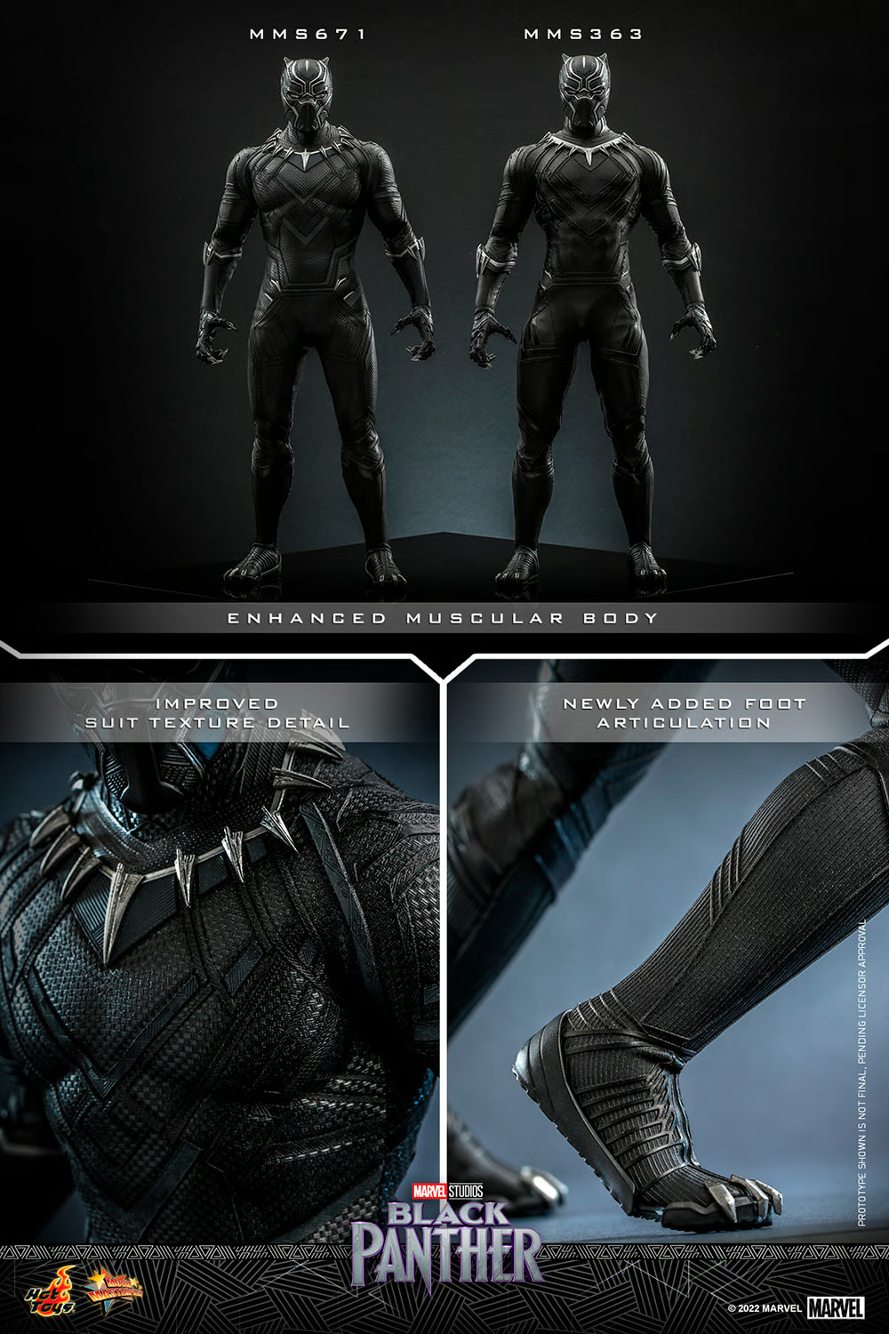 Black Panther (Original Suit) Sixth Scale Figure by Hot Toys