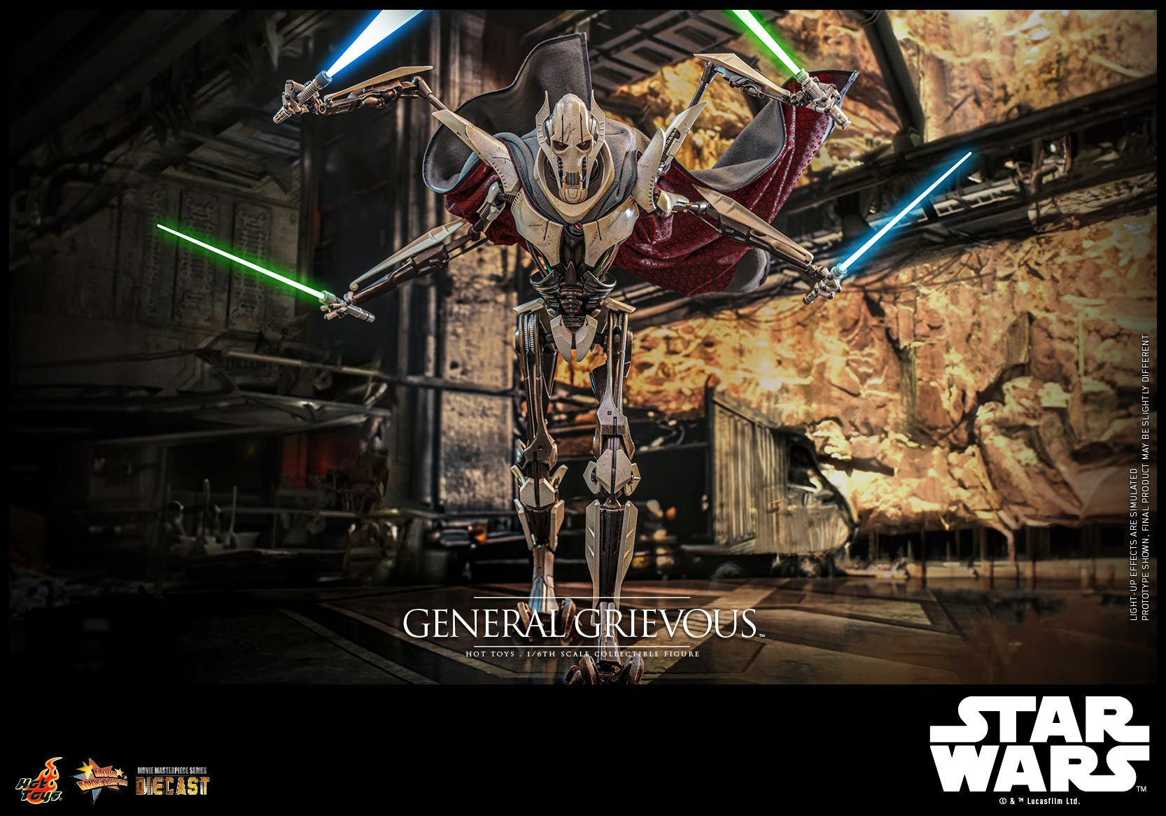 General Grievous Sixth Scale Figure by Hot Toys