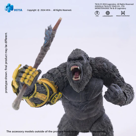 Godzilla x Kong The New Empire Exquisite Basic Kong Beast Glove Version By Hiya Toys