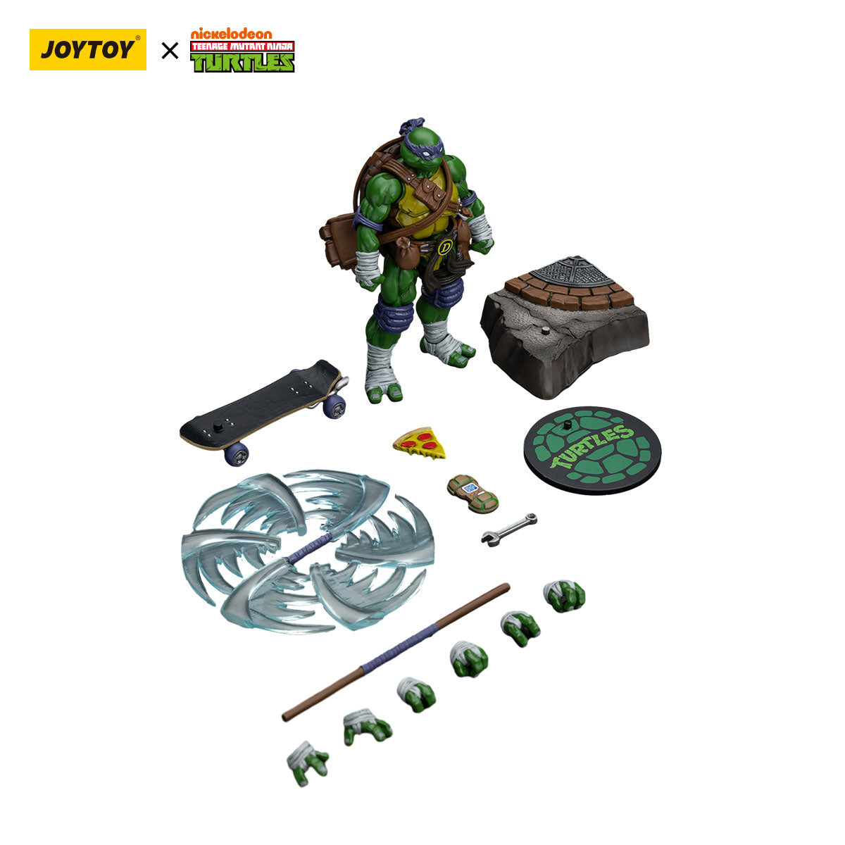 JoyToy JT6304 1/18 Teenage Mutant Ninja Turtles Donatello