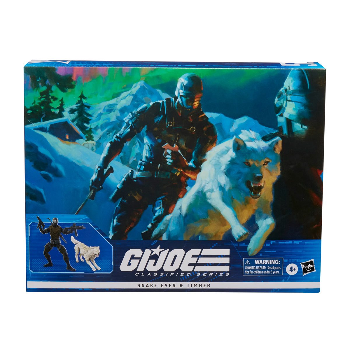 G.I. Joe Classified Series Snake Eyes and Timber Action Figures
