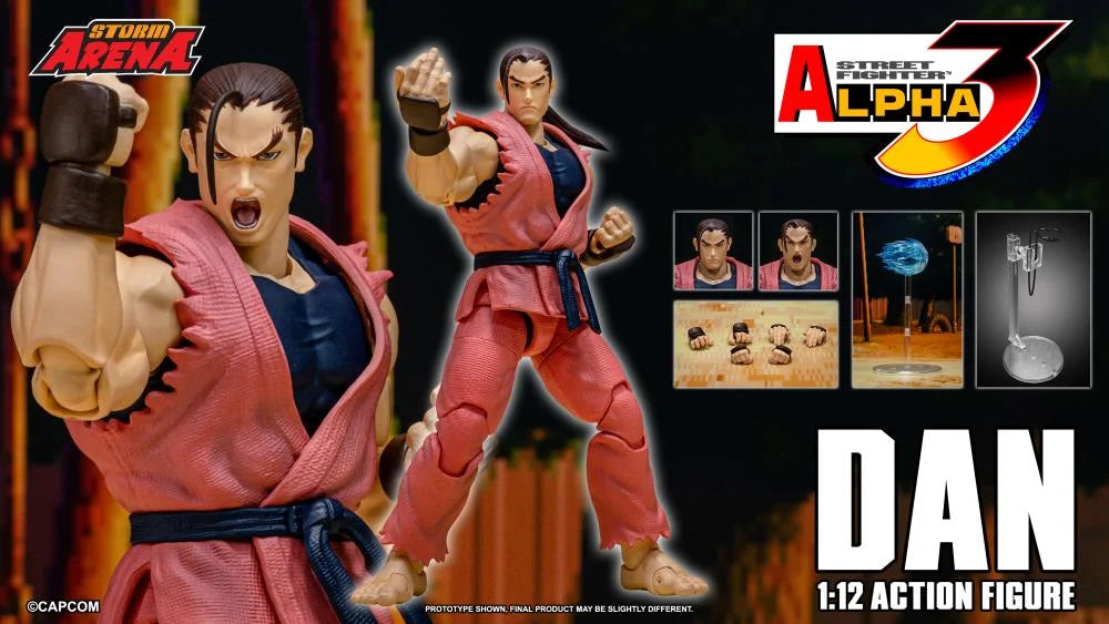 Street Fighter Alpha 3 Storm Arena Dan Action Figure