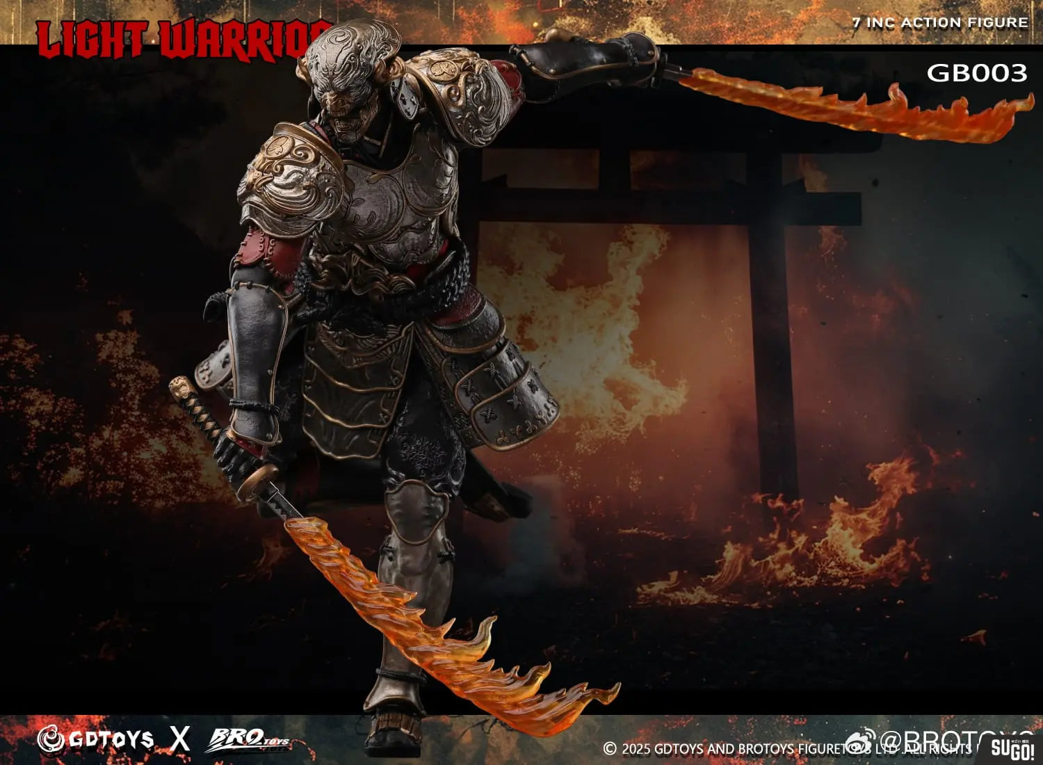 Light Warrior Deluxe Action Figure from BROTOYS