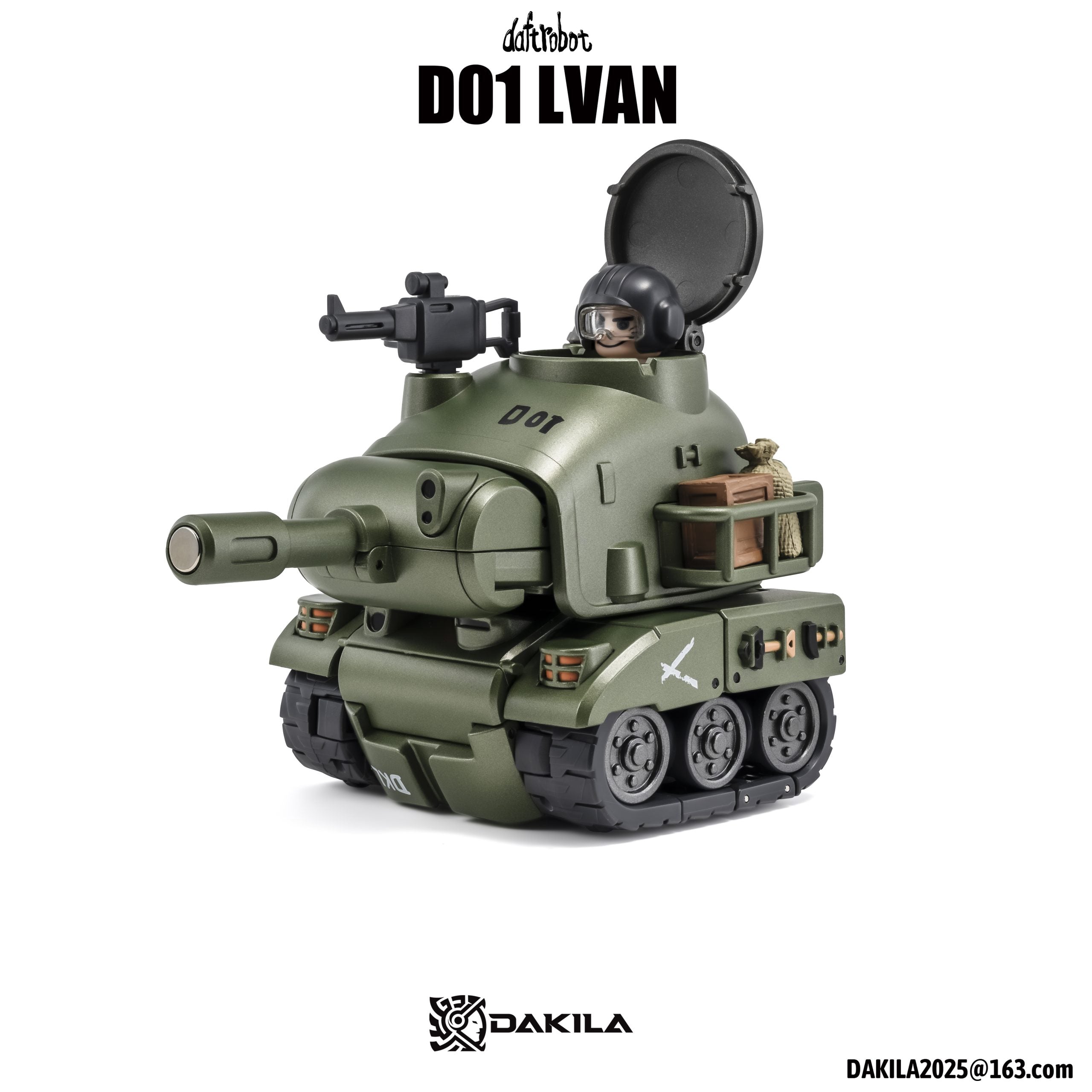 DAFTBOTS Series Hell March D01 LVAN Action Figure