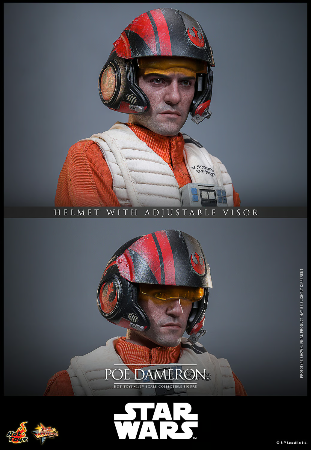 Star Wars: The Force Awakens Poe Dameron Figure by Hot Toys