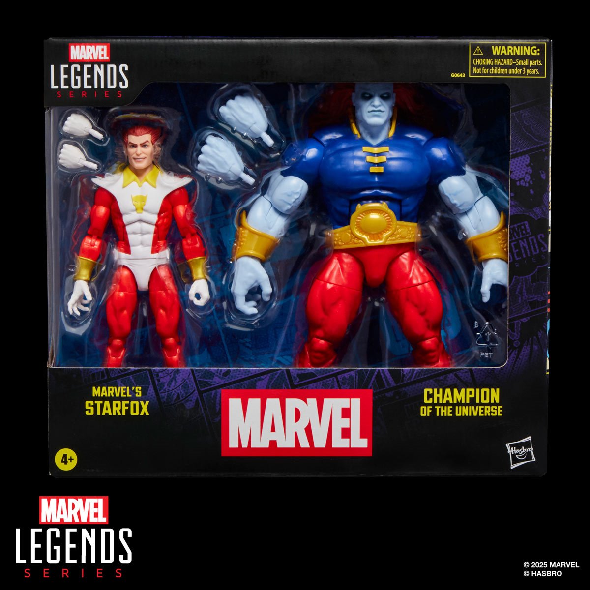 Marvel Legends Starfox and Champion of the Universe 2 Pack Action Figure