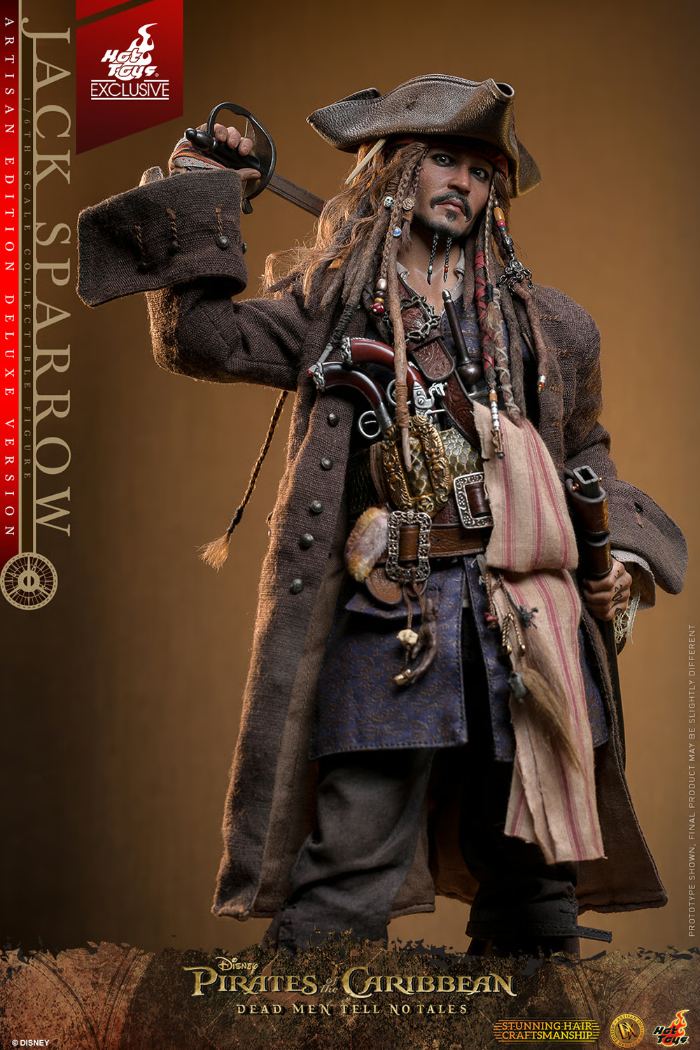 Jack Sparrow (Artisan Edition Deluxe Version) by Hot Toys