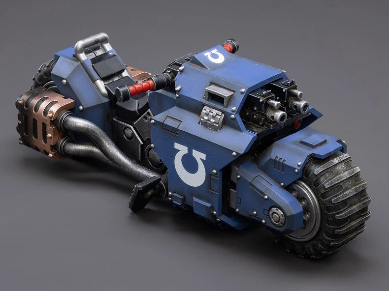 JOYTOY Warhammer 40k Ultramarines Raider-Pattern Combat Bike 1/18 Scale