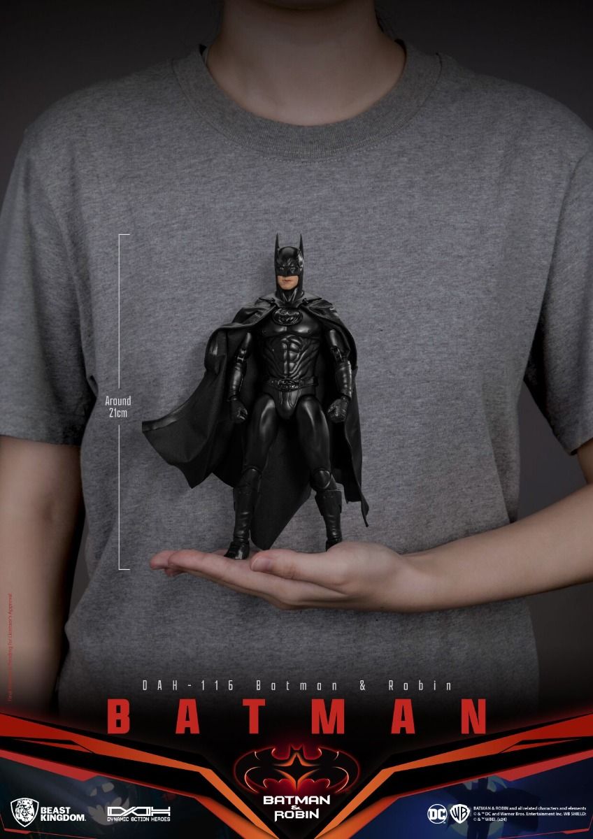 Batman and Robin DAH-116 Dynamic 8-Ction Heroes Batman Action Figure By Beast Kingdom