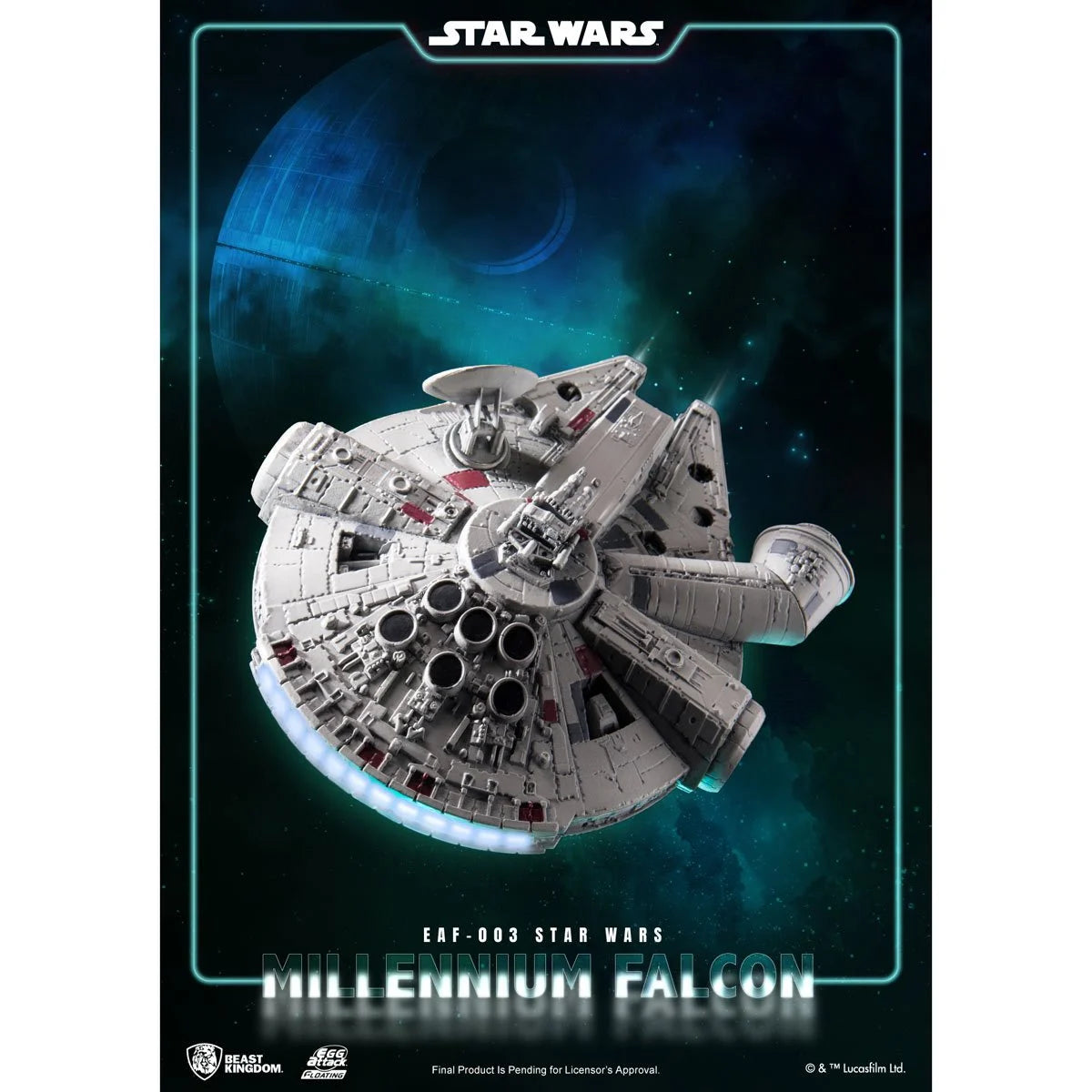 Star Wars: The Empire Strikes Back Millennium Falcon EAF-003 Egg Attack Floating Statue