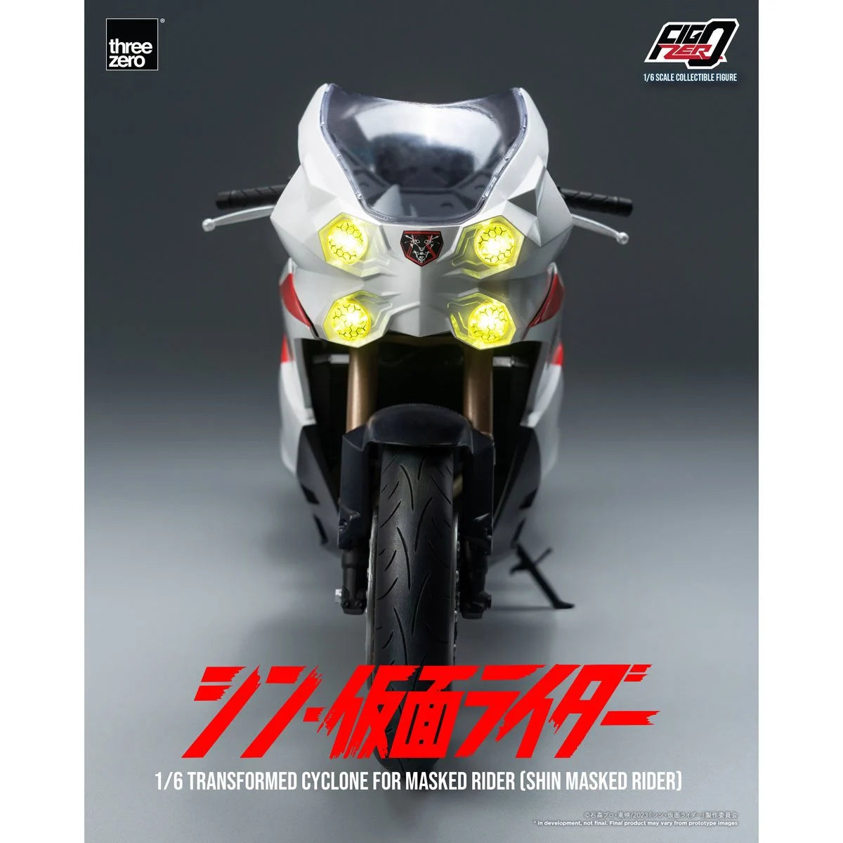 Shin Masked Rider Transformed Cyclone for Masked Rider FigZero 1:6 Scale Vehicle