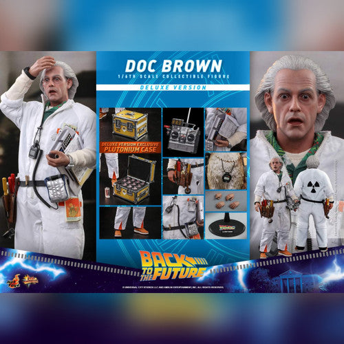 DOC BROWN (DELUXE VERSION) Sixth Scale Figure By Hot Toys