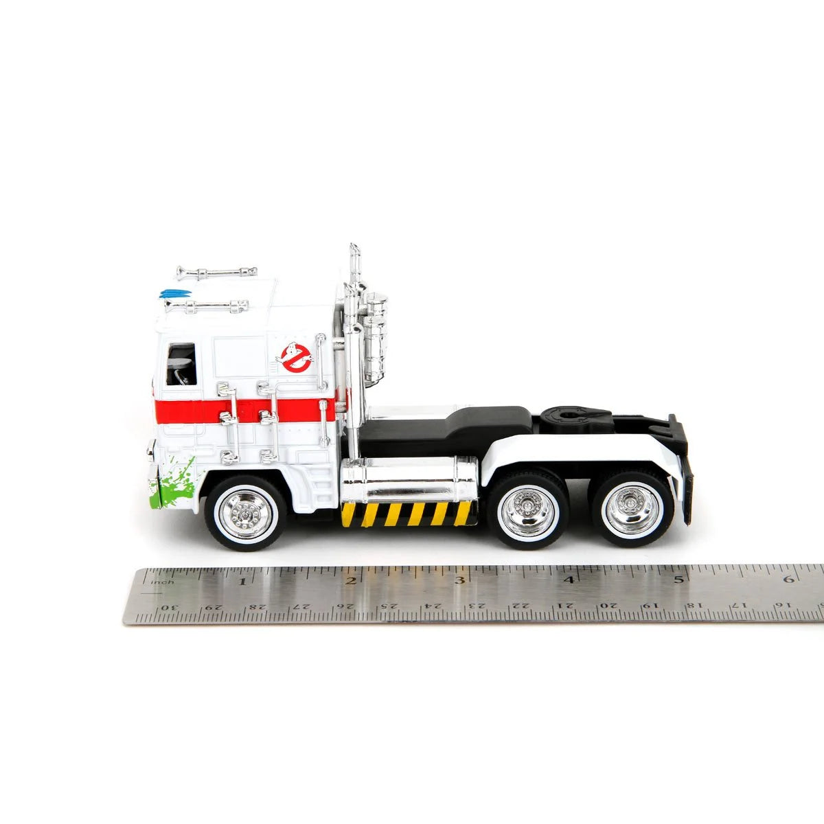 Hollywood Rides Transformers Ghostbusters G1 Optimus Prime Mashup 40th Anniversary Die-Cast Metal Vehicle