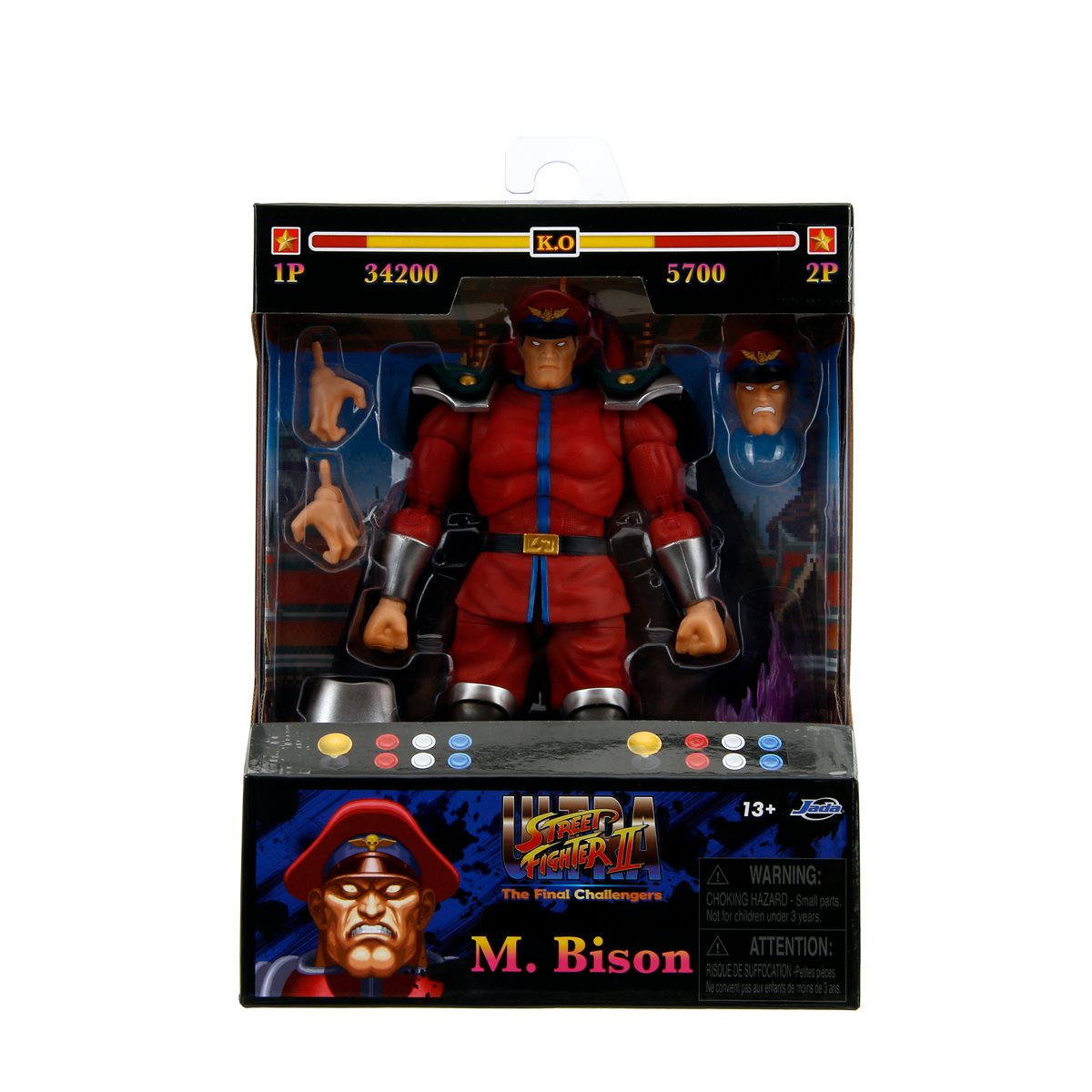 Ultra Street Fighter II M. Bison 6-Inch Scale Action Figure by Jada Toys