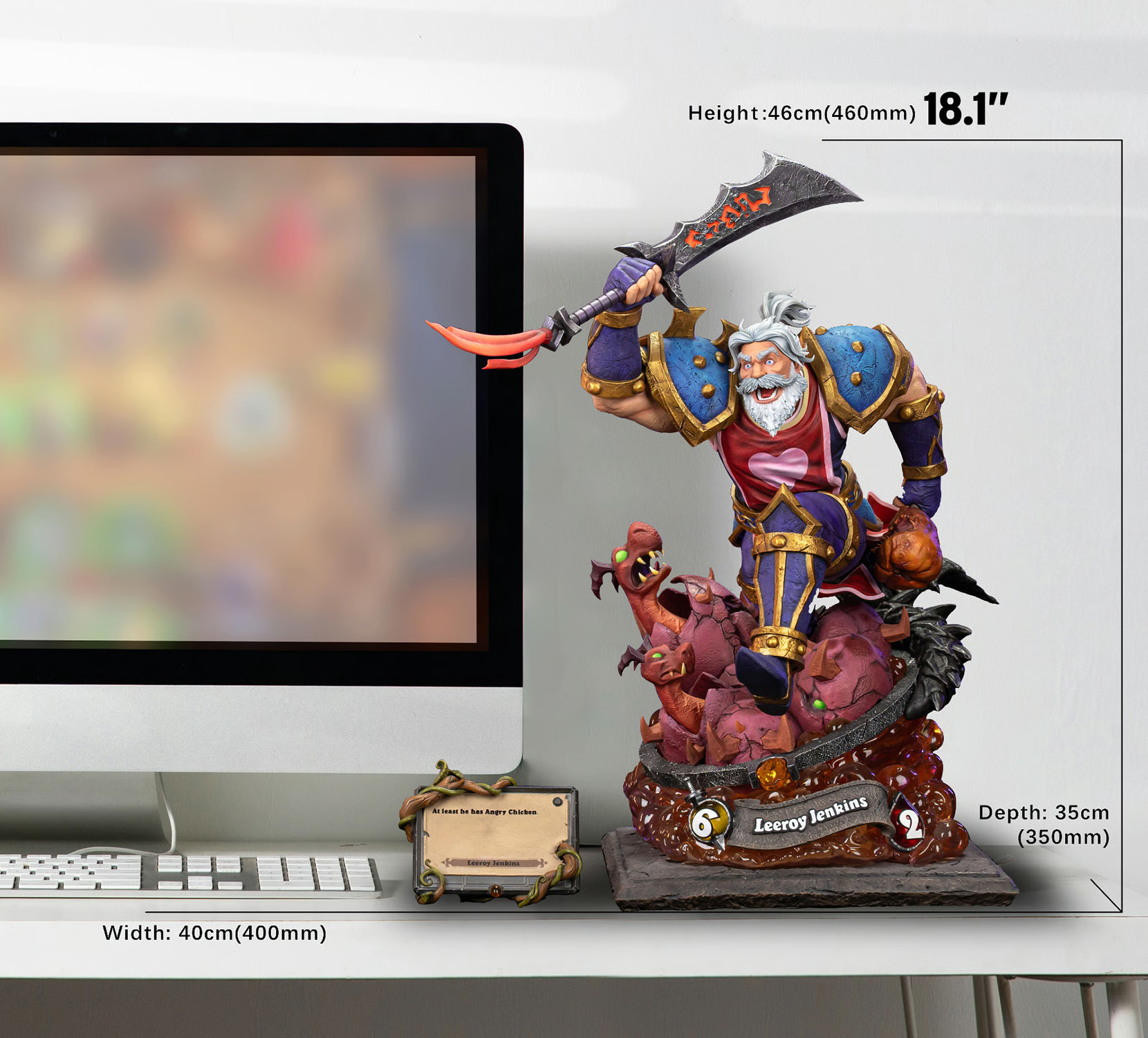 Leeroy Jenkins Statue by HEX Collectibles
