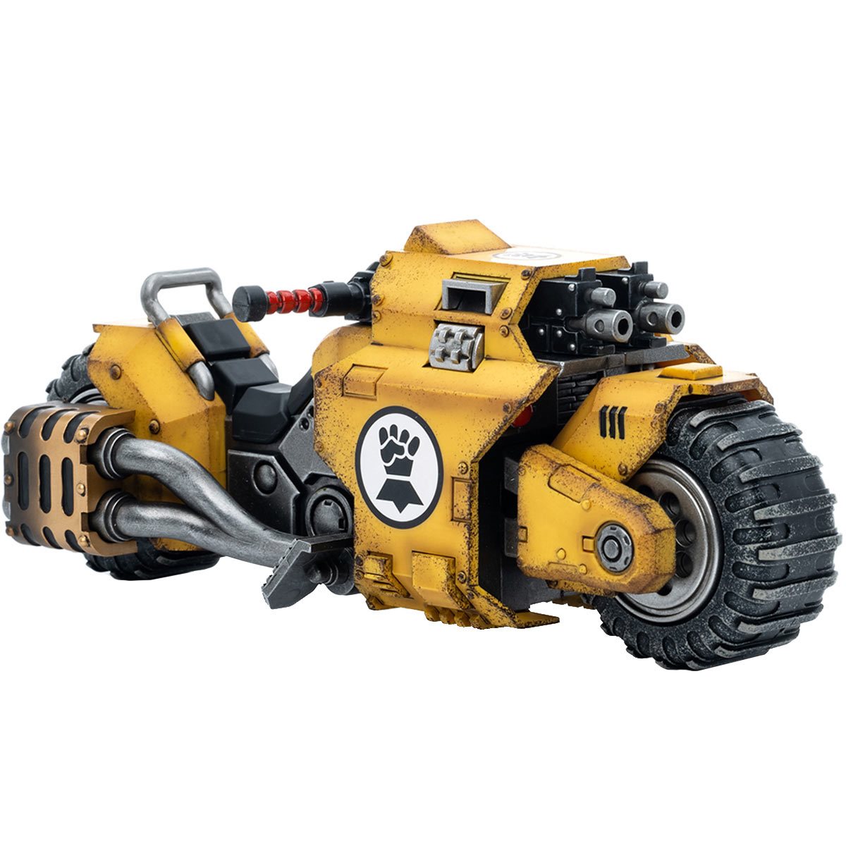 Joy Toy Warhammer 40,000 Imperial Fists Raider-Pattern Combat Bike 1:18 Scale Vehicle