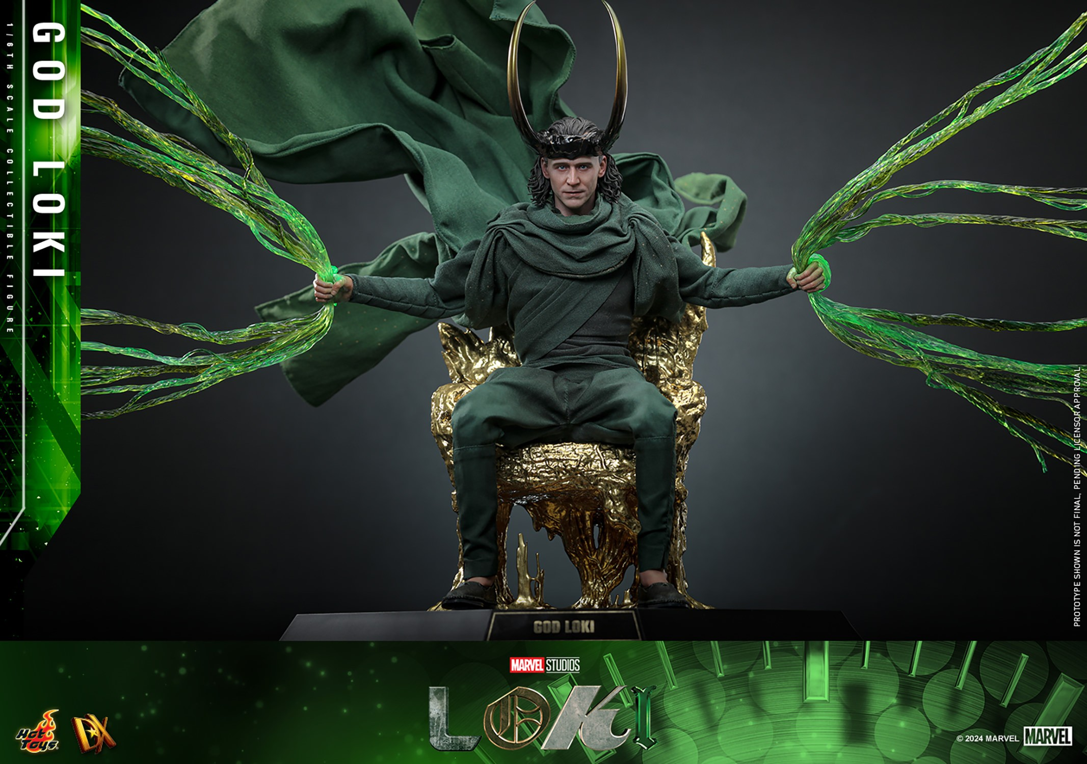 GOD LOKI Sixth Scale Figure by Hot Toys