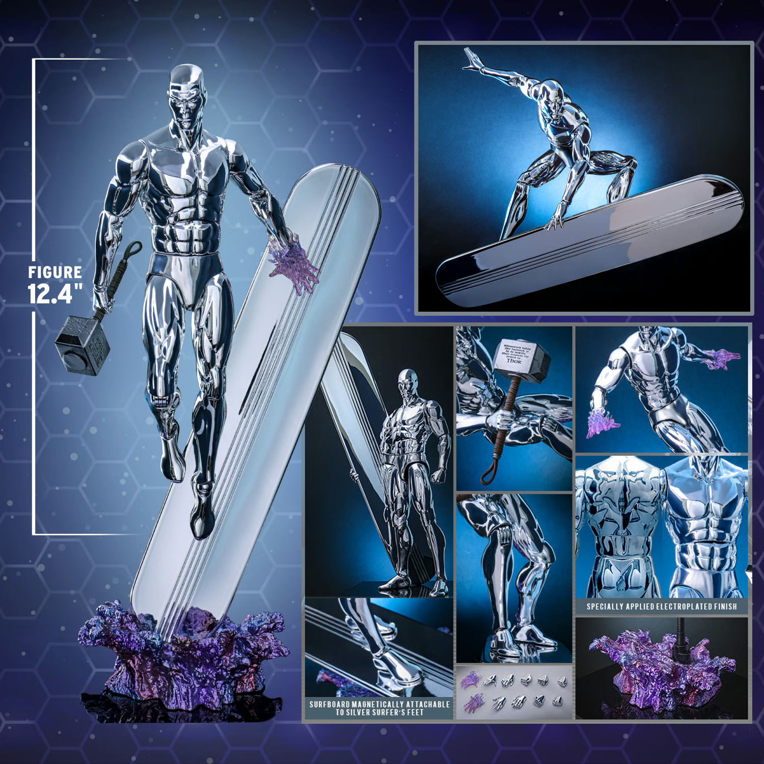 Silver Surfer Sixth Scale Figure by Hot Toys