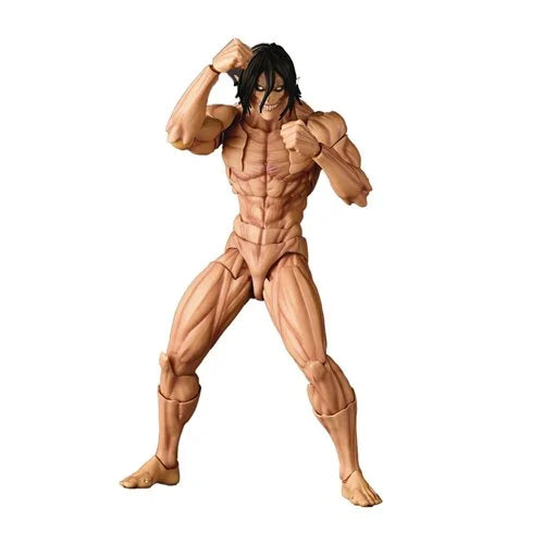 REVOLTECHフィギュア Attack on Titan Eren Yeager Titan Revoltech Amazing Yamaguchi Action F