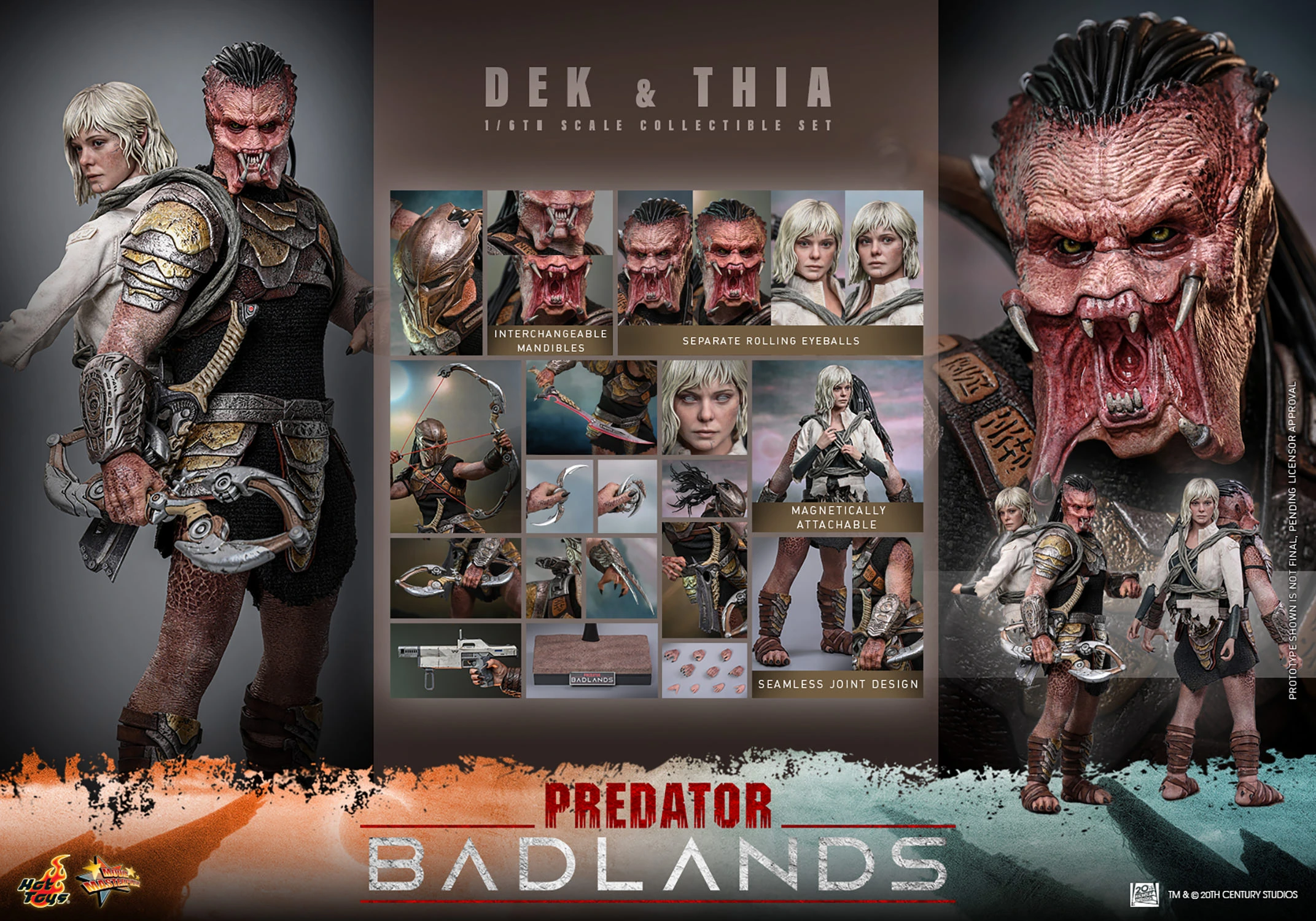 Dek and Thia Sixth Scale Figure Set by Hot Toys